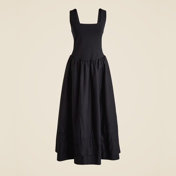 J. Crew Women's Midi Dress - Black - Picture 3 of 9